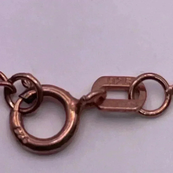 Rainbow CZ gems embellish this contemporary fishbone pendant necklace - Picture 3 of 4